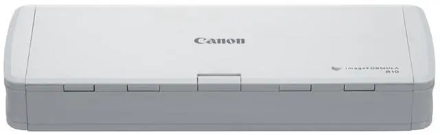 Alt view image 11 of 17 - Canon ImageFORMULA R10 4861C001 Duplex Portable Document Scanner White