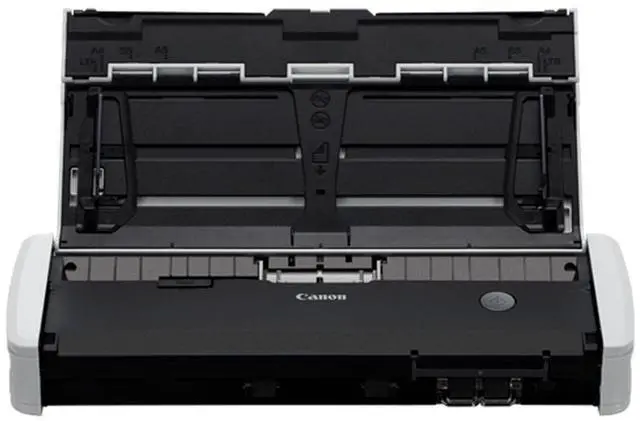 Alt view image 12 of 17 - Canon ImageFORMULA R10 4861C001 Duplex Portable Document Scanner White