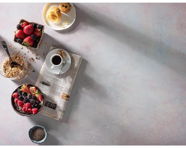 Alt view image 3 of 7 - V-FLAT WORLD Duo Board - Double Sided Backdrop Board Surface Food & Product Photography - Legs Included Made in USA (30 x 40 inches, RosØ Hue/Washed Pigment)
