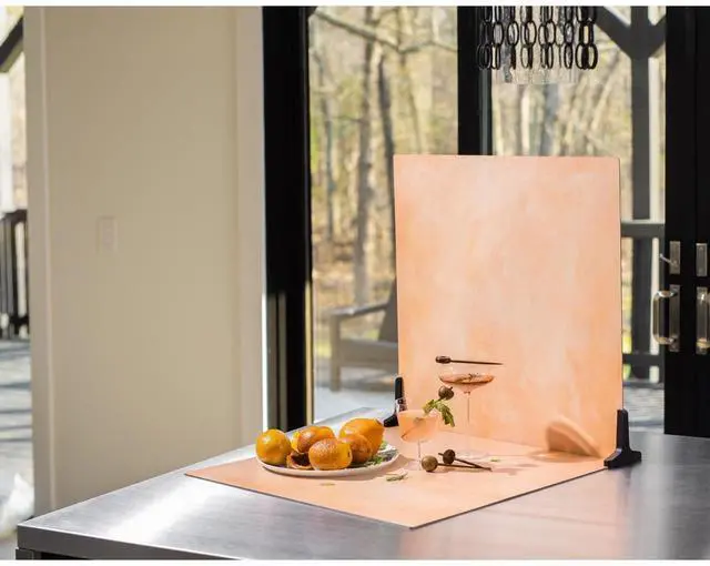 Alt view image 5 of 7 - V-FLAT WORLD Duo Board - 24x24" Double Sided Surface Board, Coral Wash/90's Blues