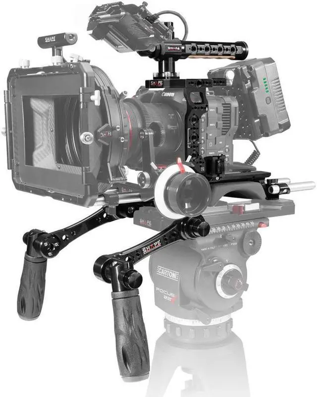 Alt view image 4 of 7 - Shape Baseplate and Camera Cage with Handles for Canon C70