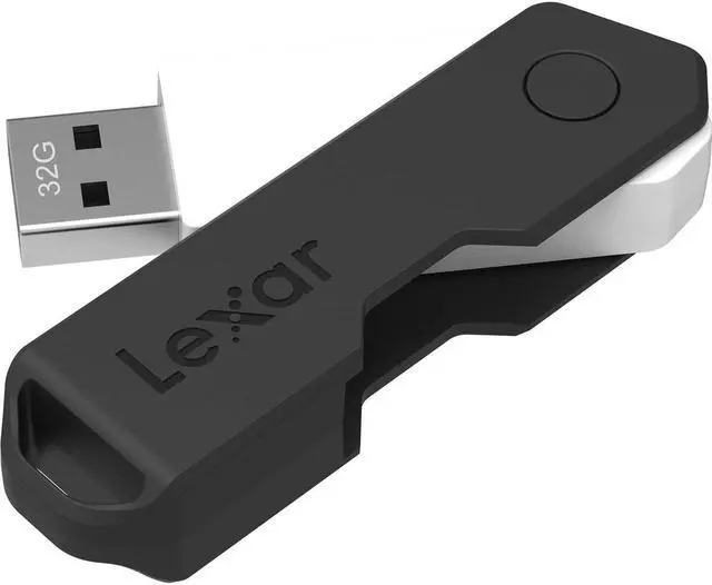 Alt view image 17 of 20 - Lexar® JumpDrive® TwistTurn2 USB 2.0 Flash Drive, 32GB, Black, LJDTT2-32GABNABK