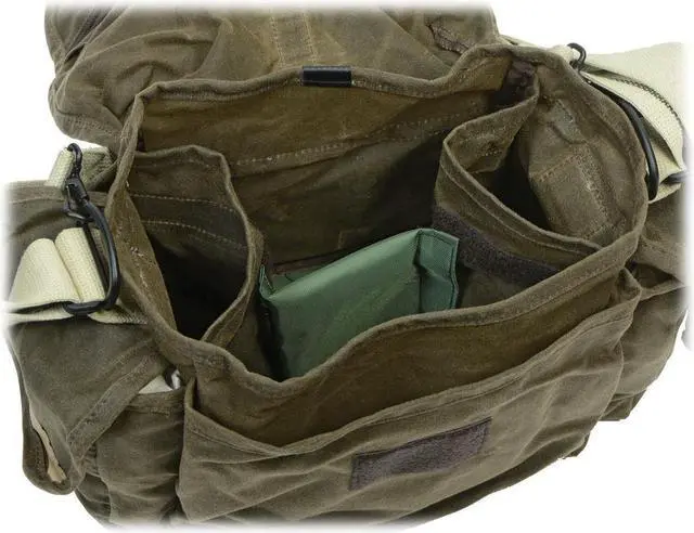 Alt view image 11 of 19 - Domke F-3X Super Compact RuggedWear Shoulder Bag (Brown)