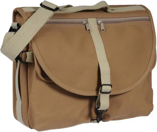 Main image of Domke F-802 Reporter's Satchel Camera Bag, Canvas, Sand. #70182S