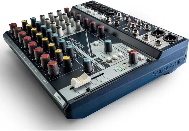 Alt view image 14 of 15 - Soundcraft NOTEPAD-12FX; 12CH DESKTOP MIX MIXER W/ USB, 3 BAND EQ AND LEXICON EFFECTS