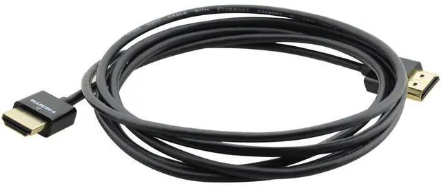 Alt view image 3 of 7 - Kramer Ultra Slim High-Speed HDMI Flexible Cable with Ethernet Black 970132010