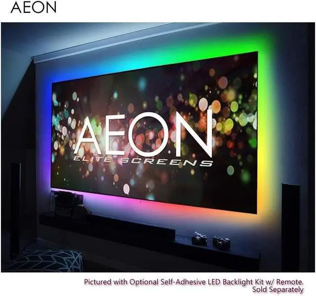 Alt view image 20 of 20 - Elite Screens AR120H2-AUHD Aeon Series 120" 16:9 Fixed Frame Projection Screen