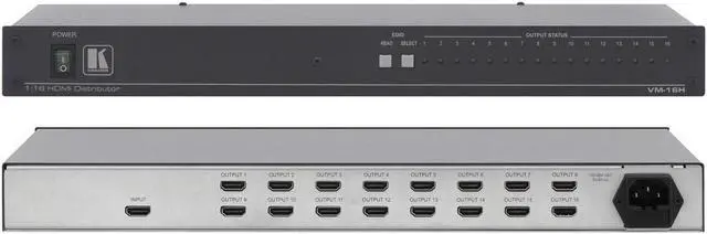 Main image of Kramer Electronics VM-16H 1:16 HDMI Distribution Amplifier #10-70753210