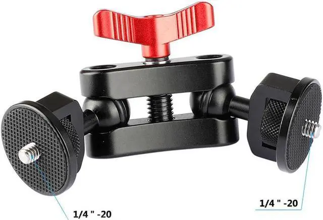 Alt view image 4 of 6 - CAMVATE Flexible Articulating Arm with 1/4"-20 Double End Ball Head Mount & 1/4"-20 Screw Adapter