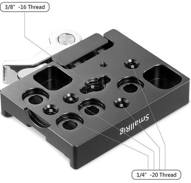 Alt view image 4 of 7 - SmallRig Arca-Type Quick Release Clamp