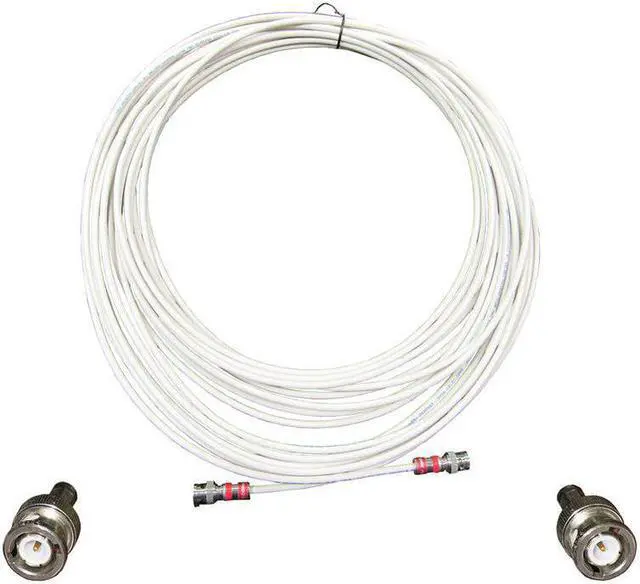 Alt view image 2 of 3 - PTZOptics 25' HD-SDI Male to Male Plenum-Rated Video Broadcast Cable, White