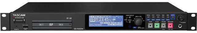 Alt view image 3 of 6 - Tascam SS-R250N Memory Recorder with Networking