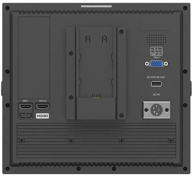 Alt view image 8 of 8 - Lilliput 969B/O/P 9.7' IPS SCREEN WITH HDMI IN&OUT DSLR Camera Monitor Histogram/Exposure Sun Shade+Canon LP-E6 plate +Gimbal Bracket+metal suitecase by VIVITEQ INC