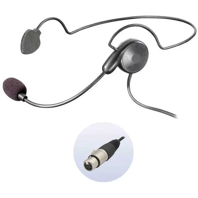 Alt view image 2 of 2 - Eartec Cyber Lightweight Headset with 4-pin XLR Female Connector #CYB4XLR/F