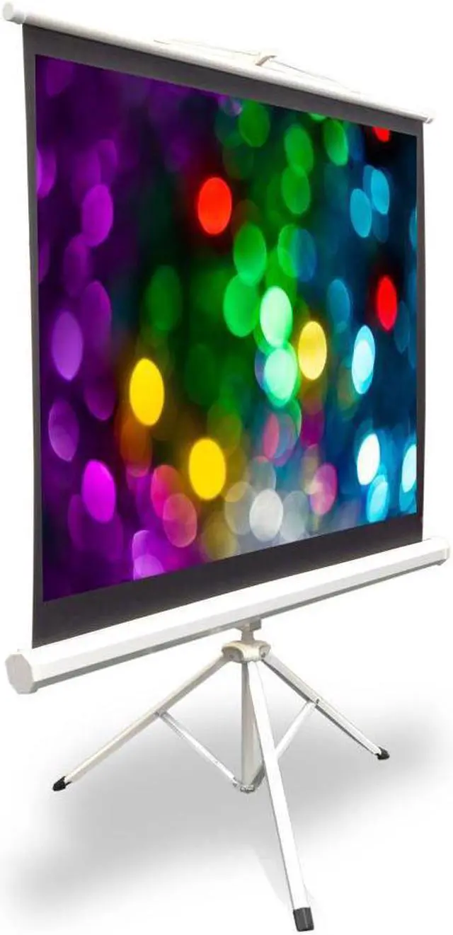Alt view image 4 of 6 - Pyle Home PRJTP42 Floor-Standing Portable Tripod Projector Screen (40)