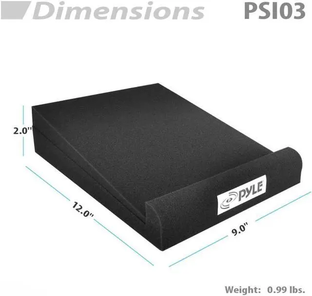 Alt view image 8 of 10 - Acoustic Sound Isolation Dampening Recoil Stabilizer Speaker Risers