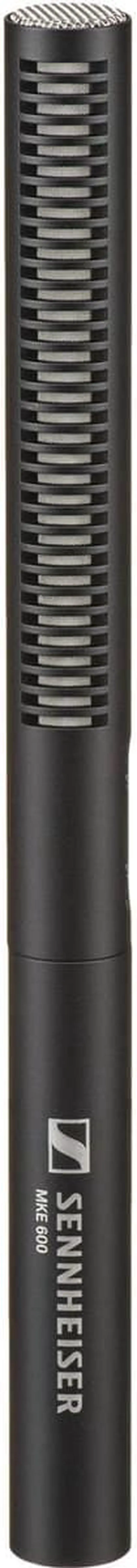 Alt view image 5 of 6 - Sennheiser Sennheiser MKE 600 Shotgun Microphone with Zoom H4n Pro 4-Input/4-Track Handy Recorder, All Black, H&A Value Series XLR M to F Professional Microphone Cable