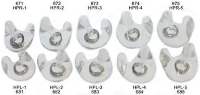 Main image of Audio Implements HPR-5 Right Large Hard Plastic Stock Mold #675
