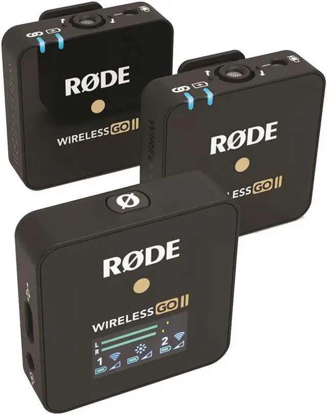 Alt view image 4 of 5 - Rode Wireless GO II Compact Microphone System w/2x Tx & 1x Rx with Lavalier Mic