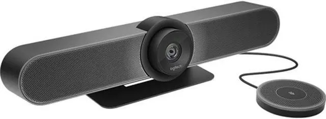 Alt view image 11 of 11 - Logitech Expansion Mic for MeetUp, Plug-and-Play, Indicator Lights, Microphone Type Mono, Wideband, Noise Canceling, PC/Mac/Laptop/Macbook/Tablet - Black