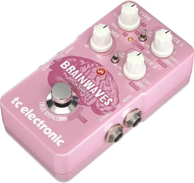 Alt view image 3 of 4 - TC Electronic Brainwaves Pitch Shifter Pedal for Electric Guitars