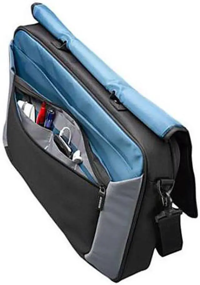 Alt view image 10 of 19 - Caselogic 3201140 17 in. Laptop Messenger Bag, Black - 3.37 x 17.75 x 13.75 in.
