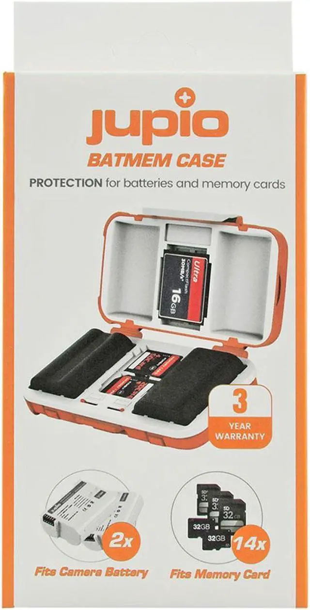 Alt view image 3 of 3 - Jupio BatMem Case for 2x Camera Batterys and 14x Memory Cards #JBM0010