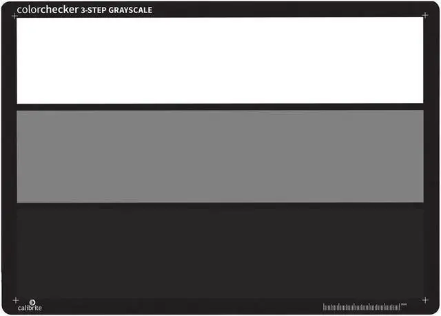Main image of Calibrite 8.5x11" ColorChecker 3-Step Grayscale Card #CCGS