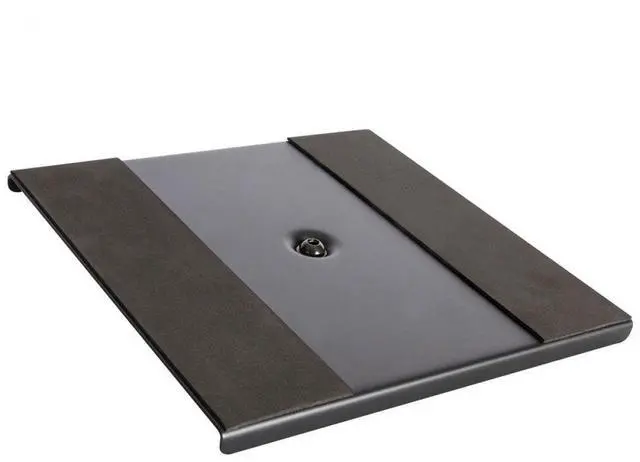 Alt view image 2 of 5 - On-Stage MSA6000 9x9" Square Platform for Mic Stand, 12 lbs Capacity
