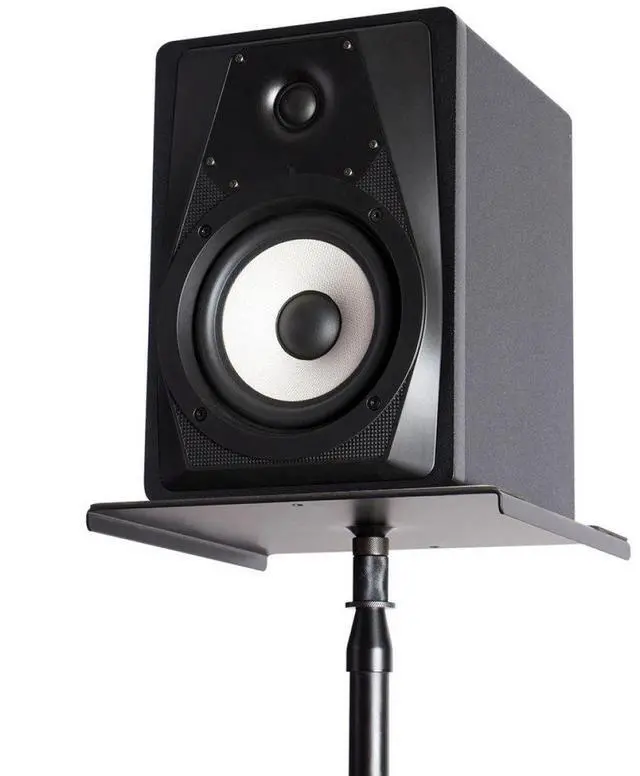Alt view image 5 of 5 - On-Stage MSA6000 9x9" Square Platform for Mic Stand, 12 lbs Capacity