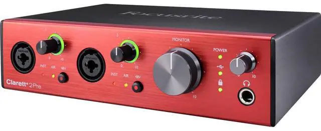Alt view image 19 of 20 - Focusrite Clarett+ 2Pre 10-in / 4-out Audio Interface