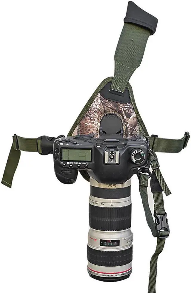 Alt view image 3 of 7 - Cotton Carrier SKOUT G2 Sling-Style Harness for Camera, Realtree Xtra Camo