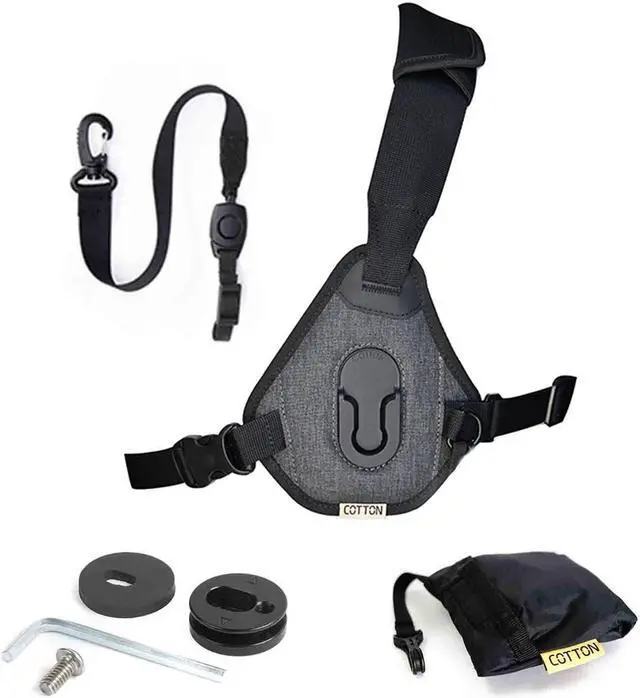 Alt view image 3 of 7 - Cotton Carrier SKOUT G2 Sling-Style Harness for Camera, Charcoal Gray #450GREY