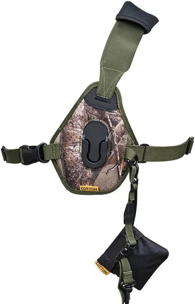 Alt view image 2 of 6 - Cotton Carrier SKOUT G2 Sling-Style Harness for Binoculars, Realtree Xtra Camo