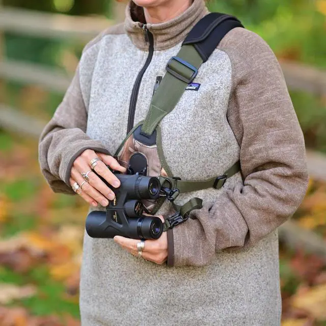 Alt view image 5 of 6 - Cotton Carrier SKOUT G2 Sling-Style Harness for Binoculars, Realtree Xtra Camo