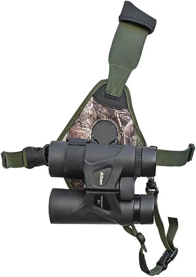 Alt view image 3 of 6 - Cotton Carrier SKOUT G2 Sling-Style Harness for Binoculars, Realtree Xtra Camo