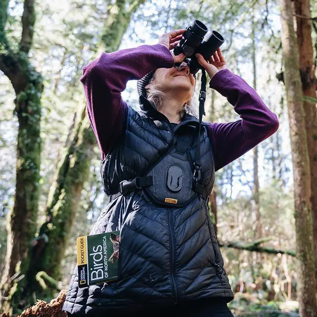 Alt view image 4 of 4 - Cotton Carrier SKOUT G2 Sling-Style Harness for Binoculars, Charcoal Gray