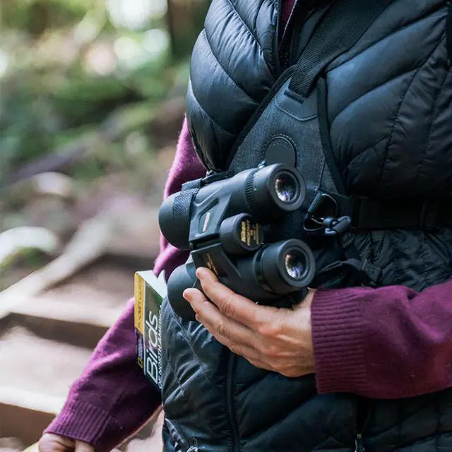 Alt view image 3 of 4 - Cotton Carrier SKOUT G2 Sling-Style Harness for Binoculars, Charcoal Gray