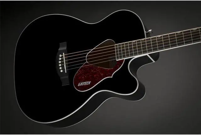 Alt view image 4 of 7 - Gretsch Acoustic Collection G5013CE Rancher Jr Acoustic Electric Guitar, Rosewood Fretboard, Black
