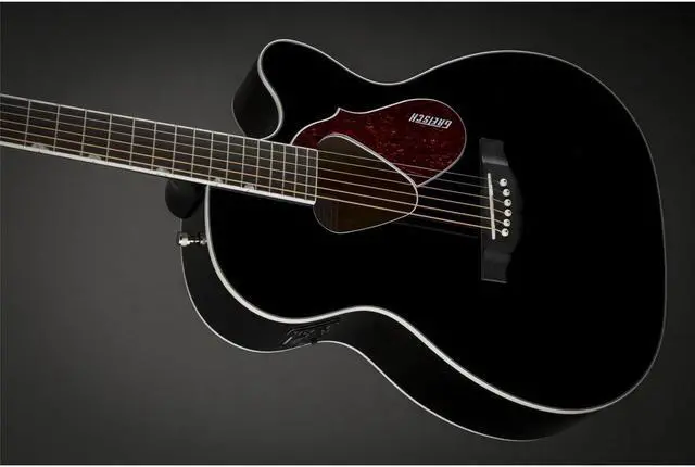 Alt view image 5 of 7 - Gretsch Acoustic Collection G5013CE Rancher Jr Acoustic Electric Guitar, Rosewood Fretboard, Black