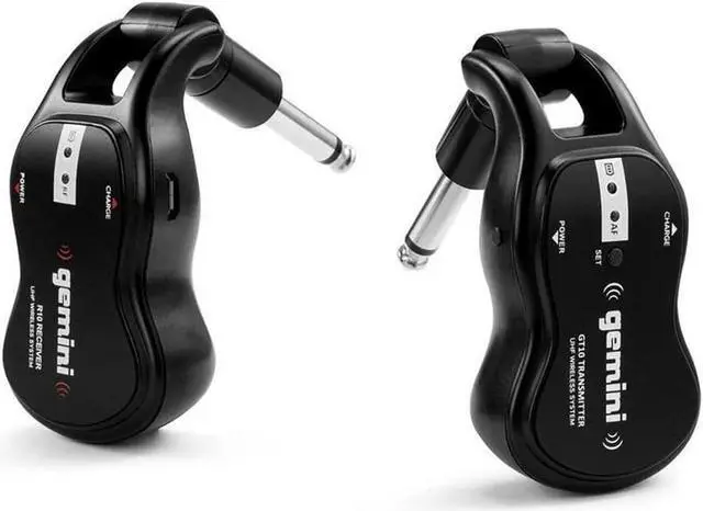 Alt view image 18 of 20 - Gemini GMUG100 UHF Wireless Guitar System