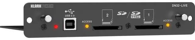 Main image of Klark Teknik DN32-LIVE SD/SDHC and USB 2.0 Expansion Module for M32/X32 Mixers