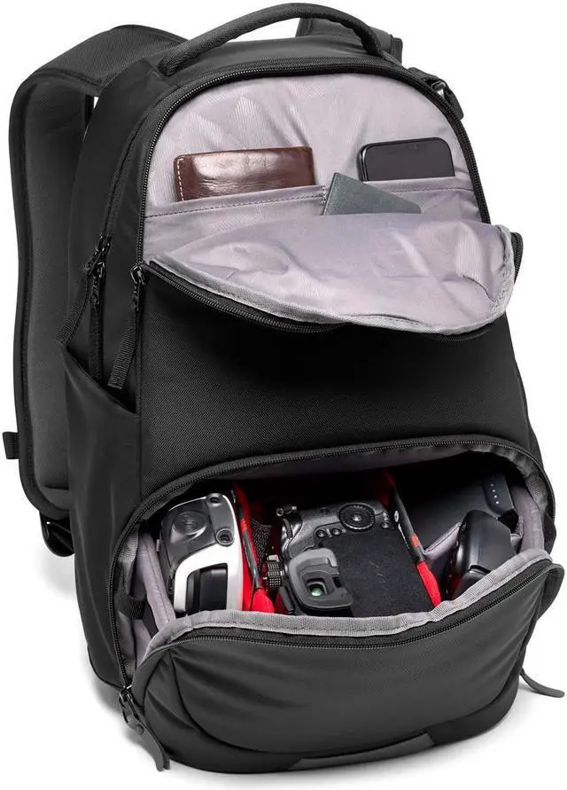 Alt view image 4 of 7 - Manfrotto Advanced III Active Backpack, 14" Laptop Compartment, Black #MBMA3BPA