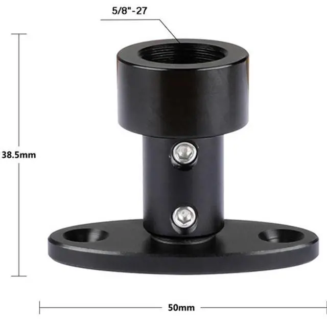 Alt view image 5 of 6 - CAMVATE Table/Ceiling/Wall Mount with 5/8"-27 Female Thread for Microphone