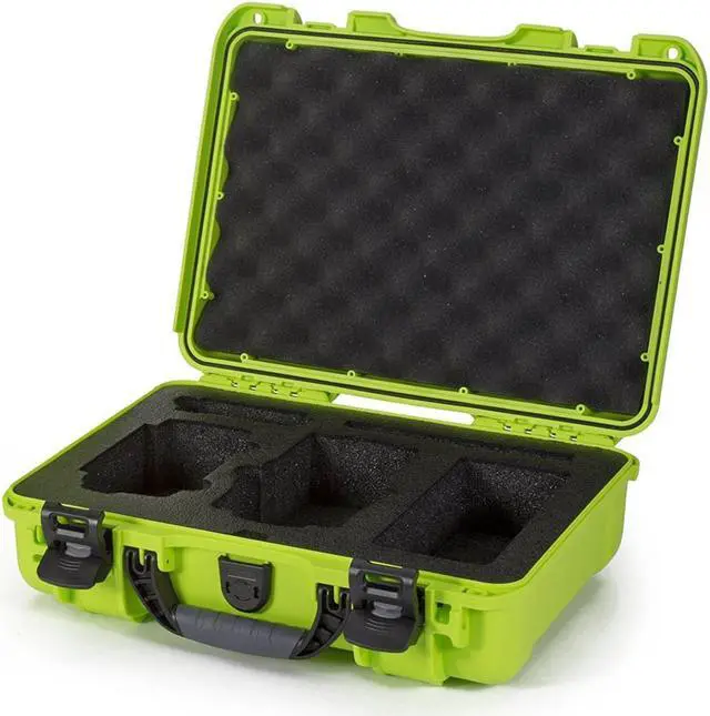 Alt view image 4 of 4 - Nanuk Drone Waterproof Hard Case with Custom Foam Insert for DJI Mavic Air - Lime