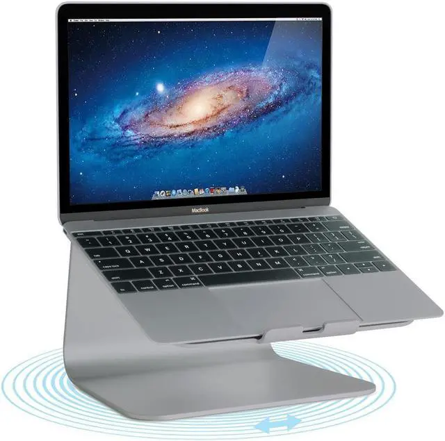 Alt view image 5 of 7 - Rain Design mStand360 Notebook Stand Space Gray 10074