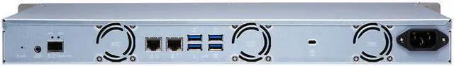 Alt view image 16 of 20 - QNAP TS-431XeU-8G-US 4-bay 1U Short-Depth Rackmount NAS (8GB RAM version) with Builti-in 10 GbE Network