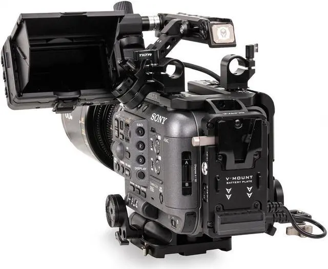 Alt view image 3 of 5 - Tilta Vertical Mounting Camera Cage Kit for Sony FX6, V-Mount