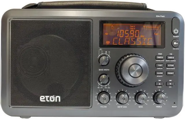 Alt view image 6 of 12 - eton elite field am/fm/shortwave desktop radio with bluetooth