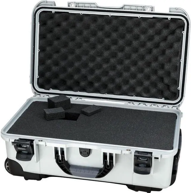 Alt view image 3 of 5 - nanuk 935 waterproof hard case with wheels and foam insert  silver